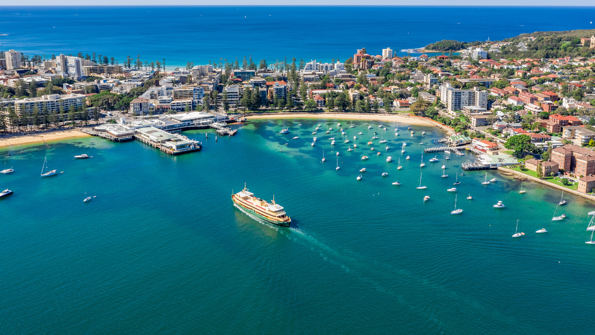 Your paragraph text Aerial Photo of Manly Properties and Manly Beach