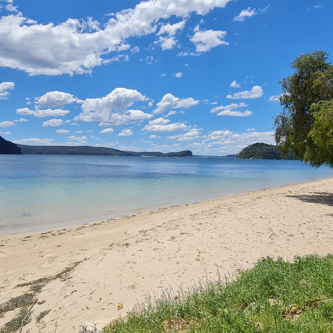 19 Calm Pittwater waters seen from beachside track – peaceful haven for Palm Beach property buyers