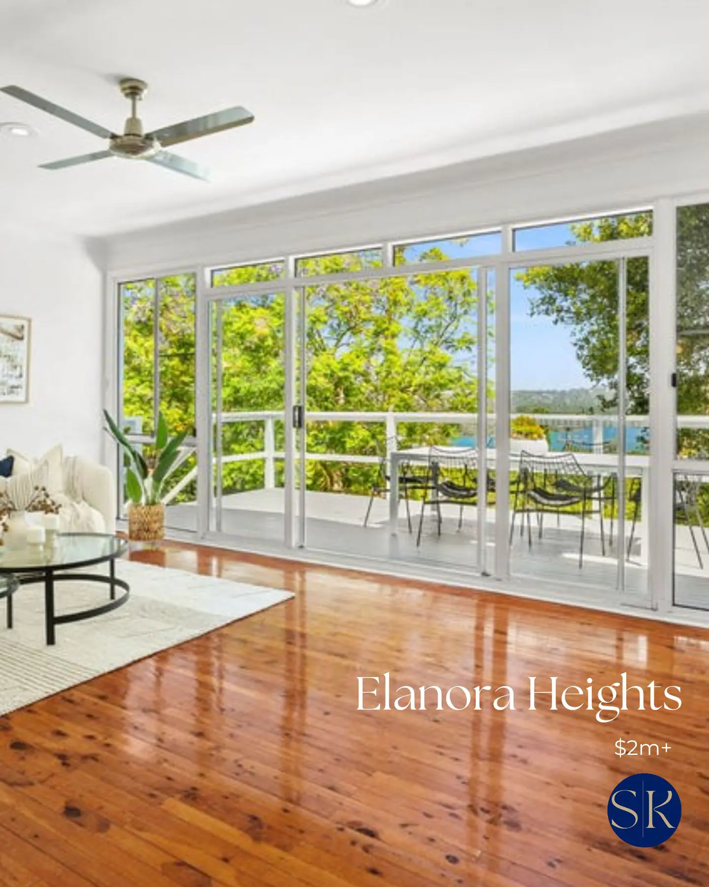 An elevated coastal home in Elanora Heights secured without overrun, showing future optionality mapped through Director oversight