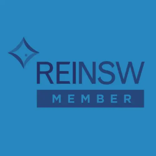 Real Estate Institute of New South Wales (REINSW) member logo, verifying Sarah Kaye & Co as an accredited industry professional