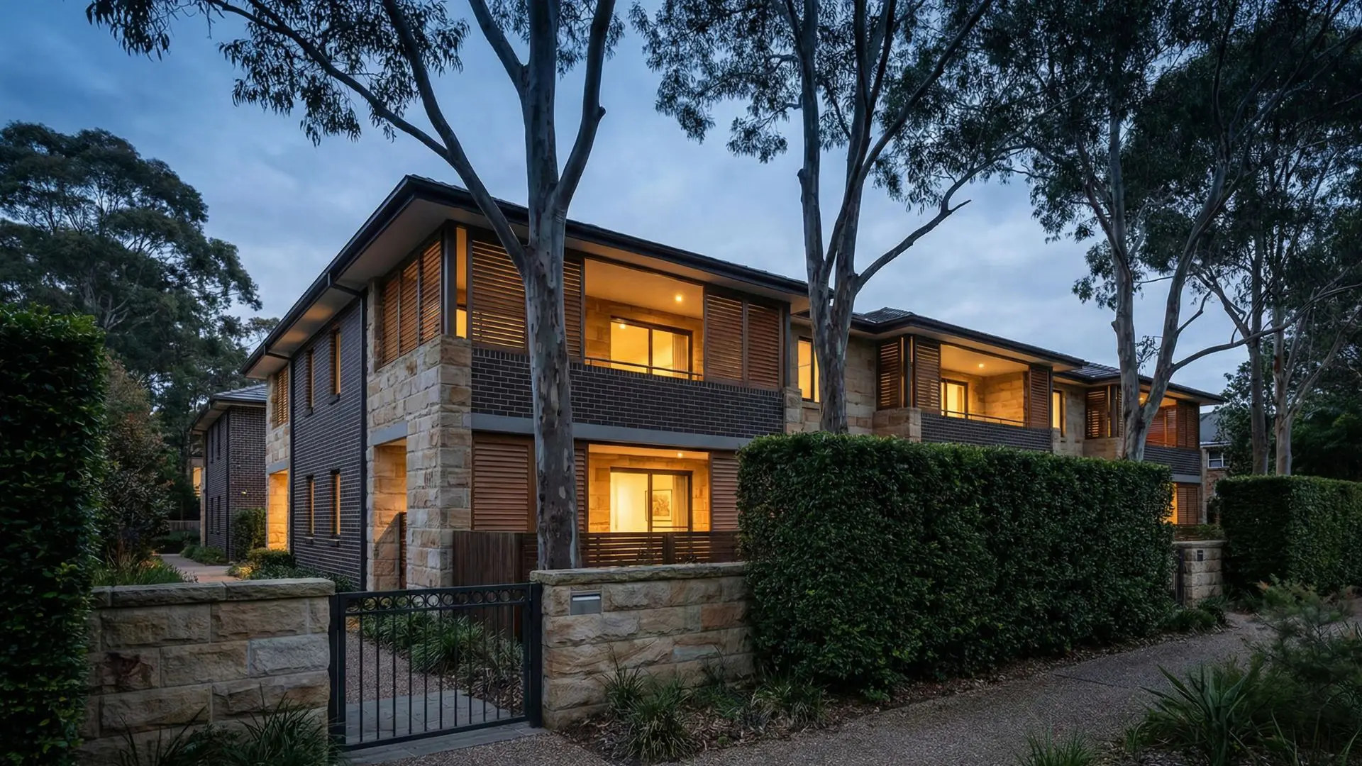 Boutique garden estate in St Ives offering house-like proportions for North Shore rightsizers/ downsizers