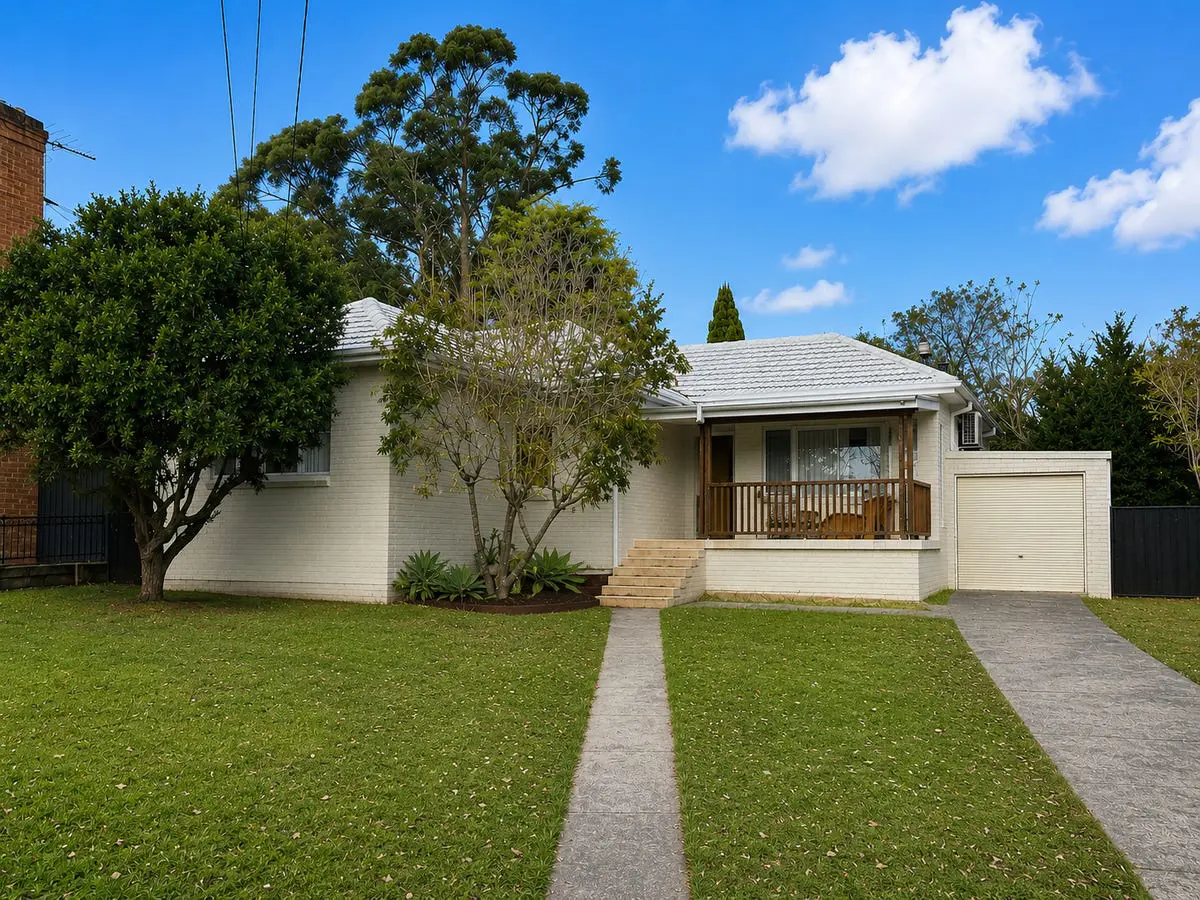 Original house on a building site on Waratah Road, Turramurra