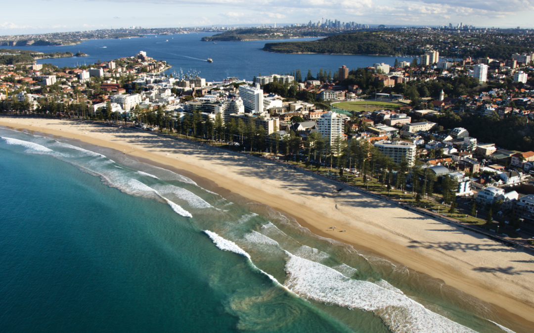 Aerial Photo of Manly on the Northern Beaches