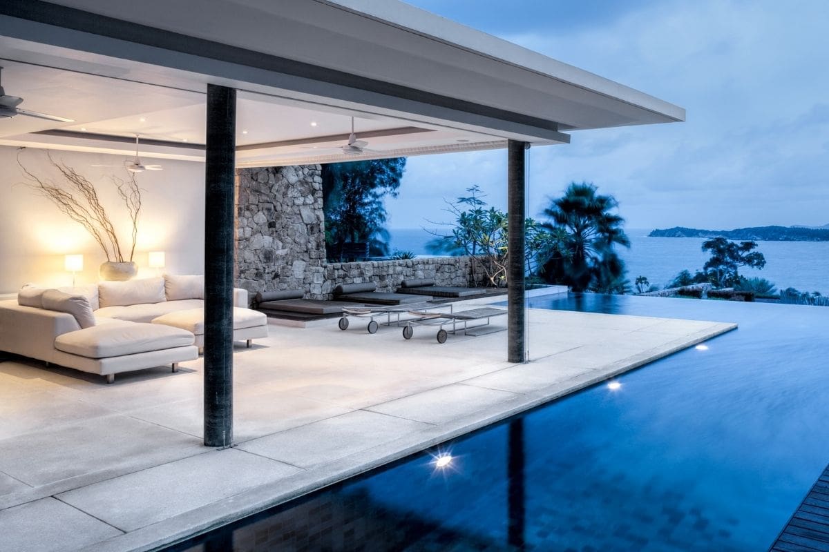 Beachfront luxury apartment balcony, ideal showcase for buyers agent Northern Beaches clients.