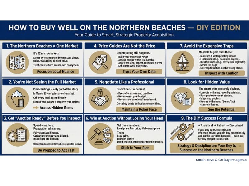 How to buy a property successfully on the Northern Beaches without the help of a buyers agent